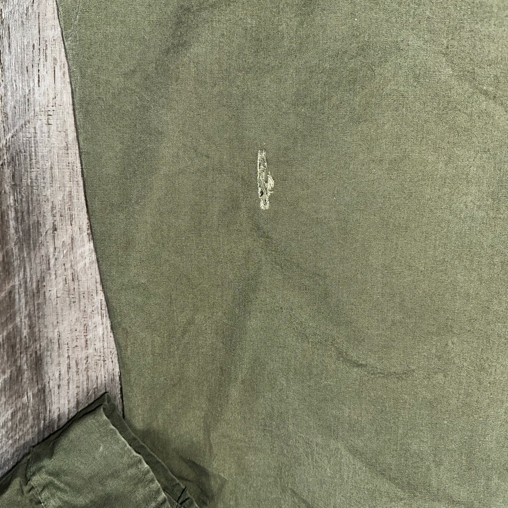 Vintage Vietnam era 1967 Military Olive green shirt Fatigue leisure combat shirt - Picture 7 of 10